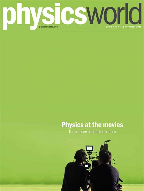 Physics at the movies – the science behind the scenes: the November ...