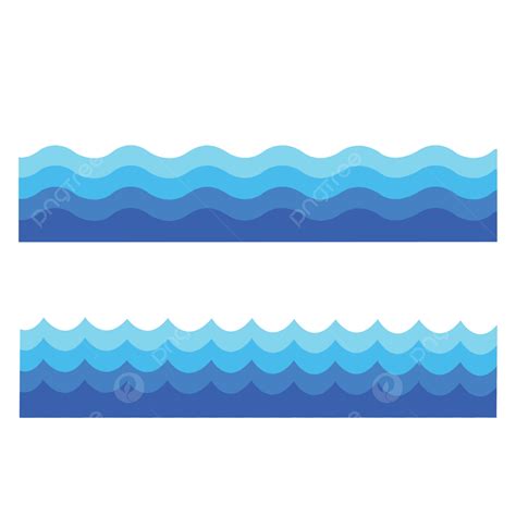 Water Waves Vector Design, Water Waves, Water Vector, Waves Shape PNG ...