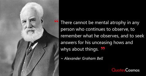 “There cannot be mental…” Alexander Graham Bell Quote