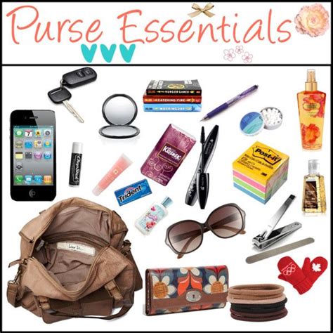 Purse Essentials | Purse essentials, Handbag essentials