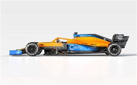 Download wallpapers McLaren MCL35, 2020, Formula 1, side view, exterior ...