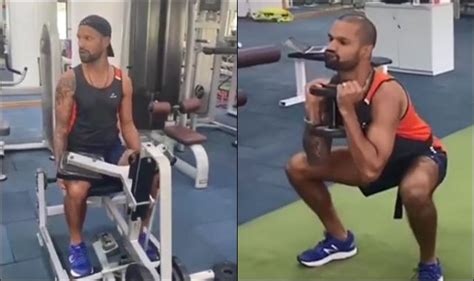 Shikhar Dhawan Shoulder Injury Update: Left-Handed Opener Hits Gym ...