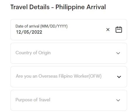 How To Obtain E-Arrival Card Philippines • The Gees Travel