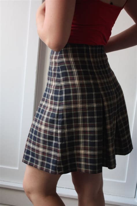 Vintage Rachel Greene Plaid Skirt