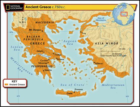 Maps of Ancient Greece - 6th Grade Social Studies