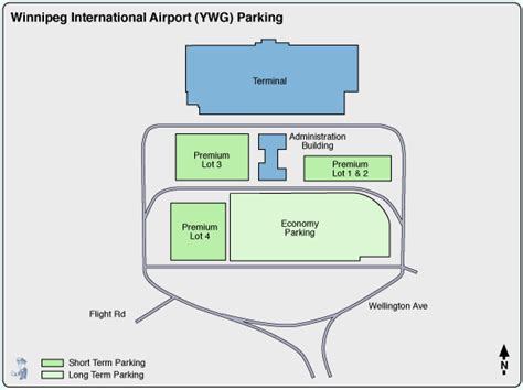 Winnipeg Airport Parking | YWG Airport Long Term Parking Rates & Map