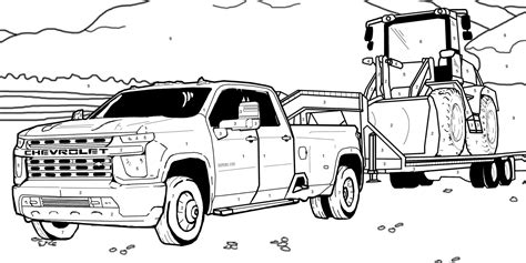 Chevrolet Diesel Truck Pages Coloring Pages