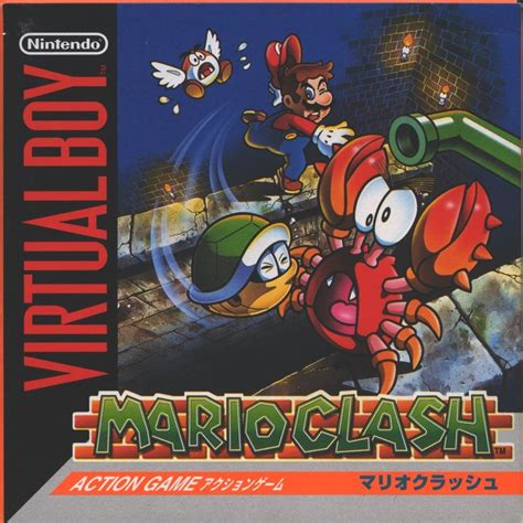 Mario Clash (1995) Virtual Boy box cover art - MobyGames