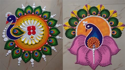 An Astounding Compilation of Over 999 Peacock Rangoli Images, Including ...