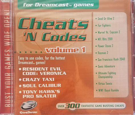 Cheats 'N Codes Volume 1 Prices Sega Dreamcast | Compare Loose, CIB ...