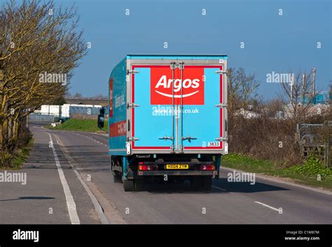 Argos Delivery Vehicle Stock Photo - Alamy