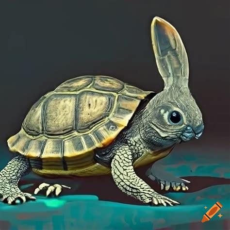 Rabbit turtle hybrid on Craiyon