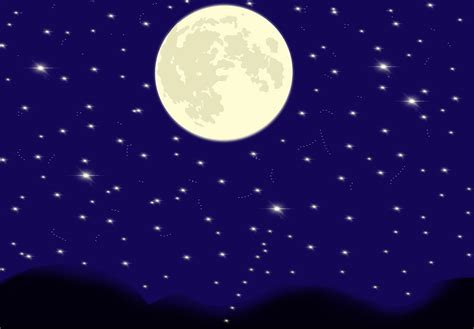 Download Moon, Stars, Night Sky. Royalty-Free Stock Illustration Image ...