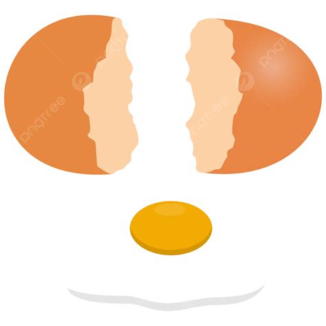 Broken Egg Vector Clipart, Broken Egg, Egg Vector, Egg PNG and Vector ...