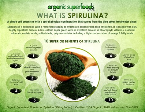 What Is Spirulina And Why You Need It In Your Diet? Infographic ...