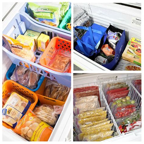 Ideas for Organizing a Chest Freezer- Kitchen Organization