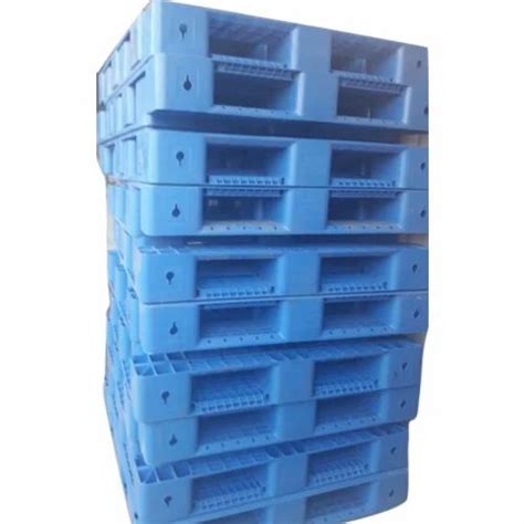 Blue Rectangular Plastic Pallets, M.R. Enterprises | ID: 16774110697