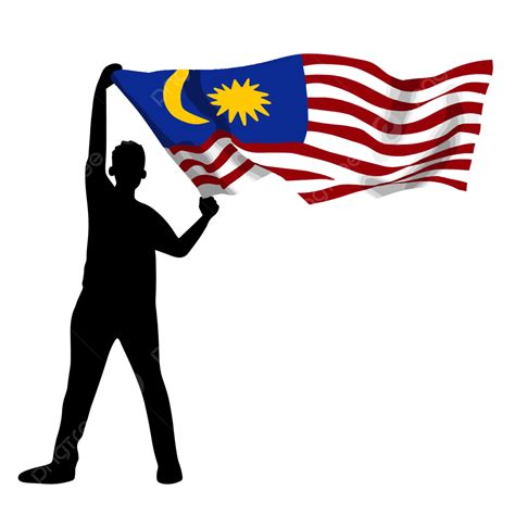 Merdeka Holding Malaysia Waving Flag Vector, Merdeka, Malaysia, Flag ...