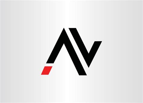 AV Creative and Minimalist Logo Design 12708761 Vector Art at Vecteezy