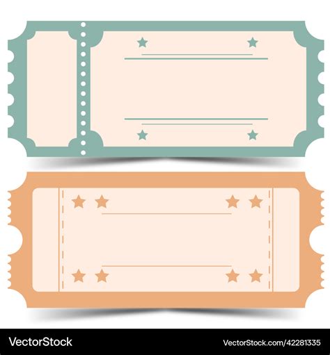 Ticket Clipart Template