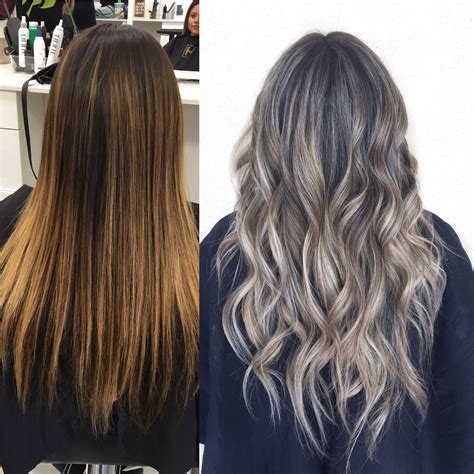 Hair before and after! No more brassy hair! Done by @alexaa3 in AZ at ...