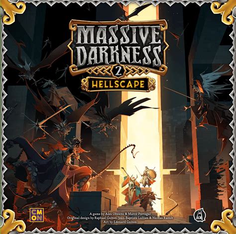 Buy Massive Darkness 2 Hellscape Board Game | Tabletop Miniatures Game ...