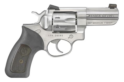 Ruger GP100 .357 Magnum Double Action Revolver with 3 Inch Barrel and 7 ...