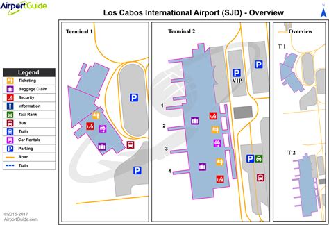 Los Cabos Airport Map | Tourist Map Of English