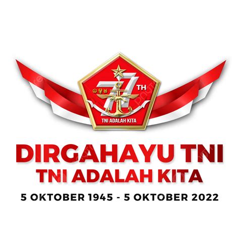 Dirgahayu Choza Tni Ke 77 Dengan Logo Resmi 2022 PNG , Dirgahayu Tni Ke ...