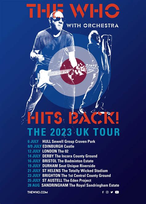 The Who Hits Back! summer 2023 UK tour begins today! - The Who