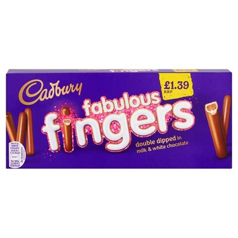 Cadbury Fabulous Fingers Chocolate Biscuits 110g | onlinesupermarkets