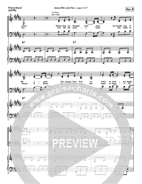 Jesus We Love You Sheet Music PDF (Bethel Music) - PraiseCharts