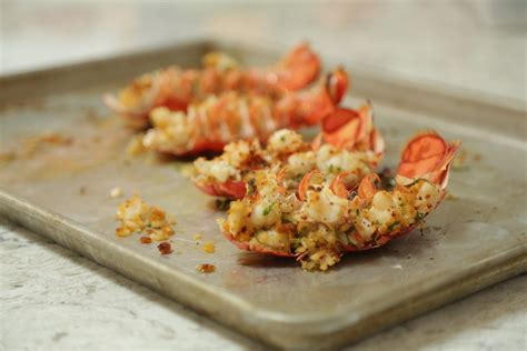 Baked Stuffed Maine Lobster Tails - Maine Lobster Recipe