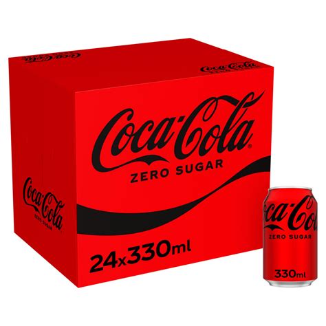 Coca-Cola Zero Sugar 24 x 330ml | 12 - 24 Packs | Iceland Foods