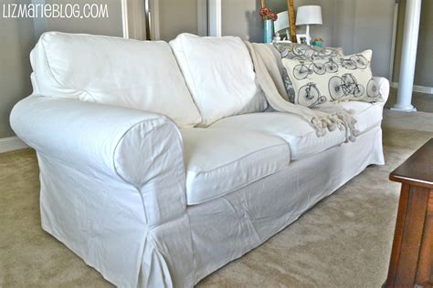 New White Slipcover Ikea Couches | White slipcovers, White couch cover ...