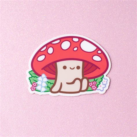 Mushroom Vinyl Decal Stickers 3 Inch Indoor/outdoor Die Cut - Etsy