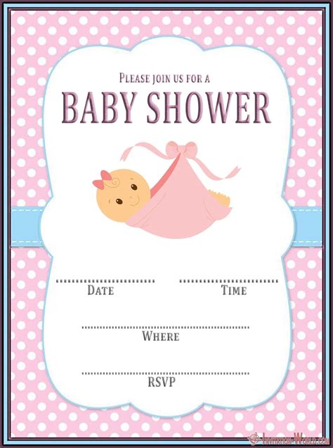 Baby Shower Invitations for Girls - 12 Unique Templates - Invitation World