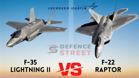 F-22 Raptor vs F-35 Lightning II Comparison, BVR, Dogfight, Everything ...