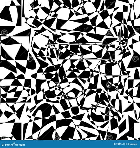 Random Shapes Seamless Pattern. Stock Photos - Image: 7441613