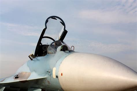 Cockpit of the Military Jet Stock Photo - Image of service, exhibition ...