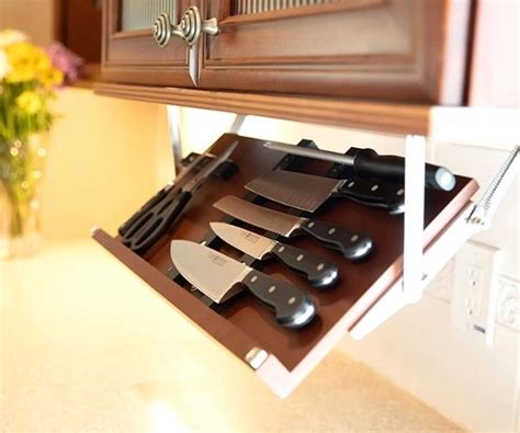 The Best 4 Under Cabinet Knife Storage: An Option For Small Kitchens ...