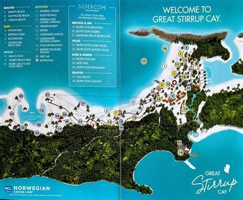 Great Stirrup Cay, Norwegian Cruise Line Private Island Menus, Info ...