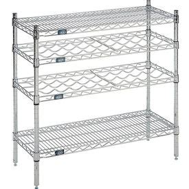 Wire Shelving | Chrome | 74" High Nexel® Chrome Wire Shelving ...