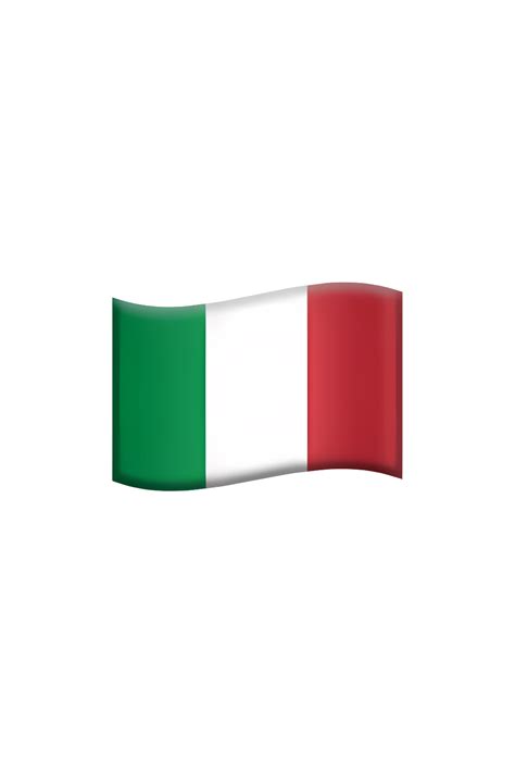 Vibrant Italian Flag Emoji