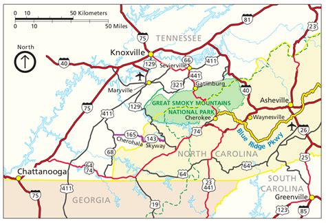 Great Smoky Mountains Maps | NPMaps.com - just free maps, period.