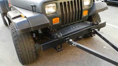 Jeep Wrangler Tow Bar Installation