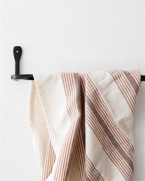 Wrought Iron Twisted Towel Bars – Lone Fox