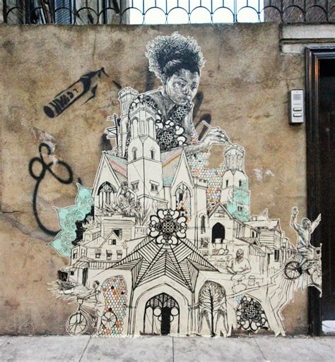 Swoon New Street Piece – London, UK – StreetArtNews