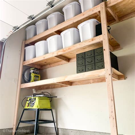 How to Build Easy DIY Storage Shelves - themartinnest.com