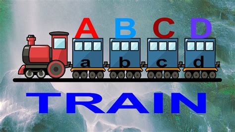 ABCD TRAIN- BEAUTIFUL NURSERY SONG with 3d animation. - YouTube